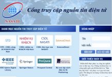 Hướng dẫn truy cập tài khoản Thư viện KH&CN quốc gia.