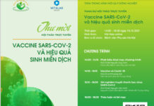 Hội thảo trực tuyến “Vaccine Sars -COV-2 và hiệu quả sinh miễn dịch”