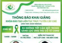 THÔNG BÁO KHAI GIẢNG KHÓA ĐÀO TẠO LIÊN TỤC TRỰC TUYẾN CẤP CME