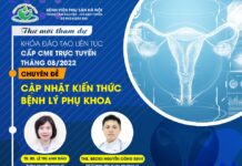 Đào tạo liên tục cấp CME trực tuyến với chủ đề “CẬP NHẬT KIẾN THỨC BỆNH LÝ PHỤ KHOA”