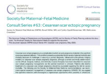 KHUYẾN CÁO VỀ ĐIỀU TRỊ THAI BÁM SẸO MỔ LẤY THAI: CẬP NHẬT SMFM 9/2022