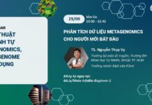 Thông báo về buổi Webinar chủ đề “Phân tích dữ liệu metagenomics cho người mới bắt đầu”