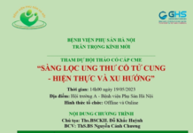 Trung tâm ĐT-CĐT xin thông báo về điều chỉnh thời gian tổ chức Hội thảo khoa học với chủ đề:“SÀNG LỌC UNG THƯ CỔ TỬ CUNG – HIỆN THỰC VÀ XU HƯỚNG”
