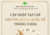 Thư viện xin gửi Quý bạn đọc các bài viết hấp dẫn tháng 05/2026